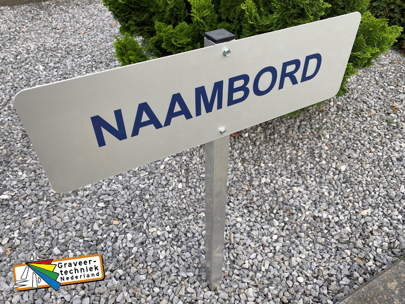 Parkeerbord paalbevestiging