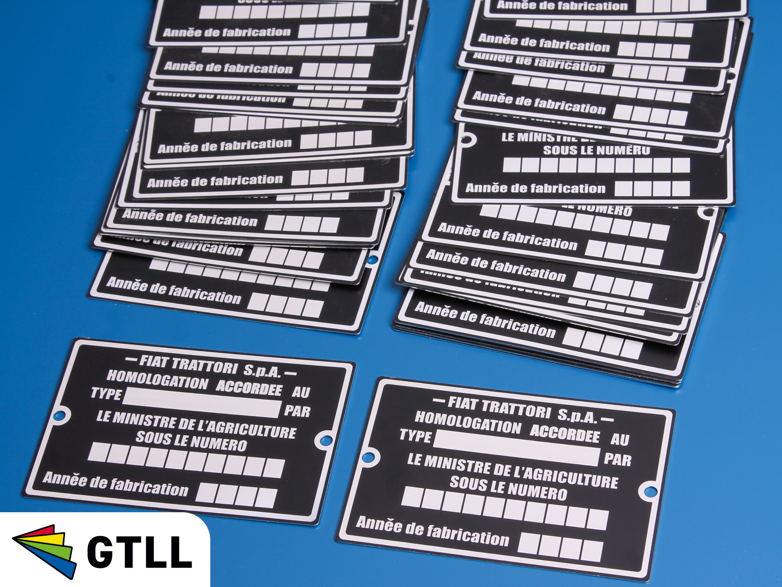 Dataplaten in allerlei materialen, kleuren, vormen en afmetingen