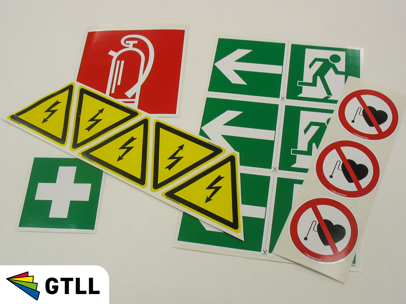 Waarschuwingsstickers en verbodsstickers