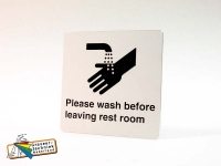 Aanduidingsborden picto handen wassen