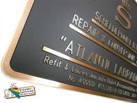 Speciaal brons opwaarts graveerwerk met gewafelde structuur