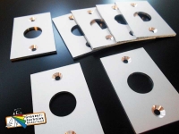 aluminium slotplaatjes 35x55mm of op een andere maat te maken