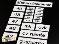 deurbordjes aluminium