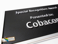 opwaarts graveren aluminium plaat