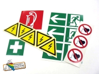 stickers op vel bijvoorbeeld iso 7010 pictogram